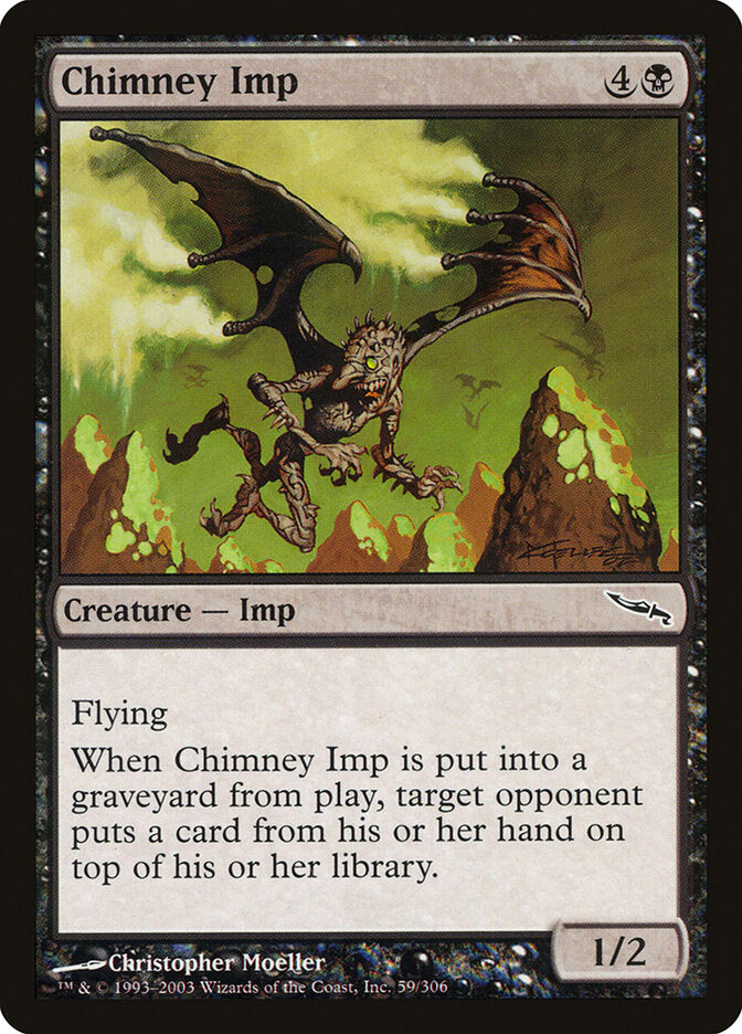 Chimney Imp 59 - Mirrodin MTG card