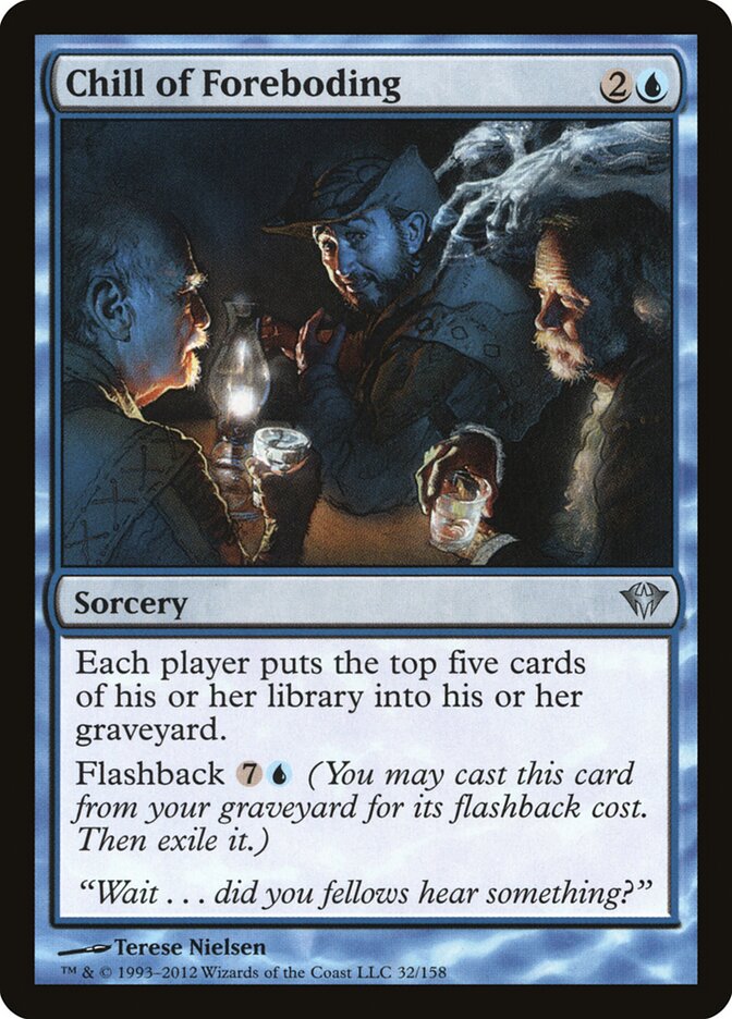 Chill of Foreboding 32 - Dark Ascension MTG card