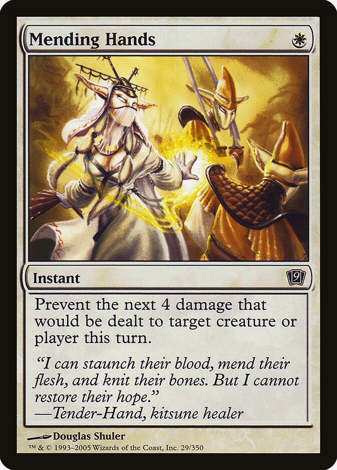 Mending Hands 29★ - Ninth Edition MTG card