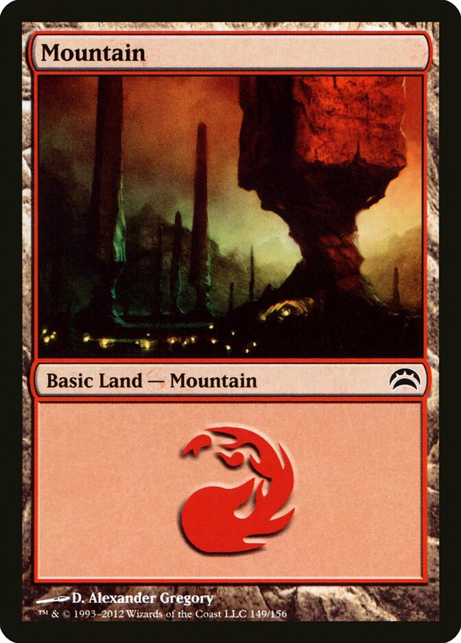 Mountain 149 - Planechase 2012 MTG card