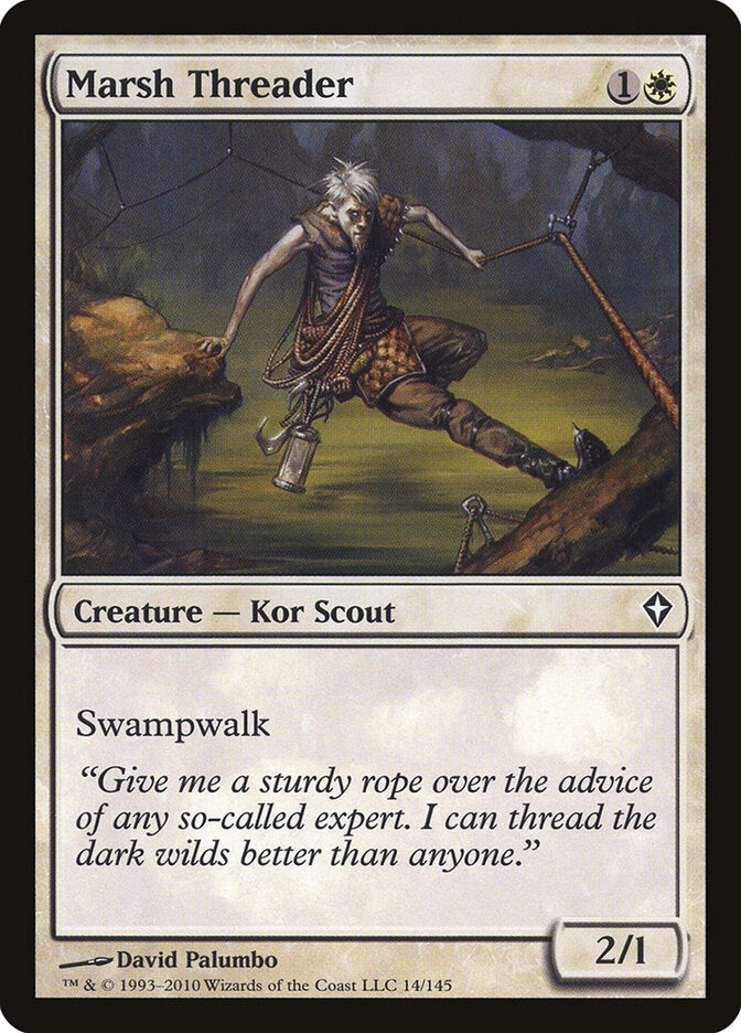 Marsh Threader 14 - Worldwake MTG card
