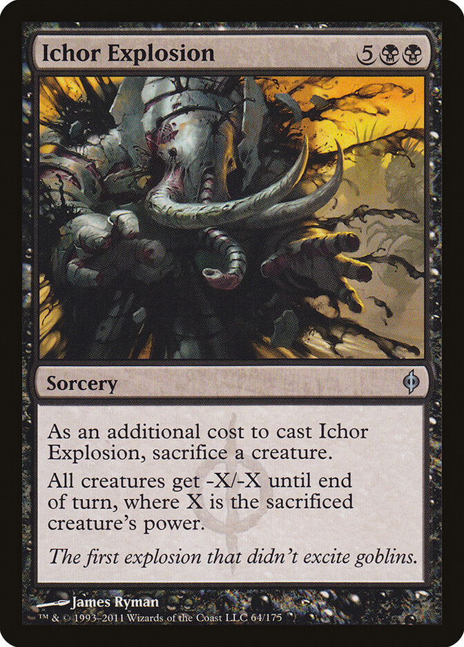 Ichor Explosion 64 - New Phyrexia MTG card