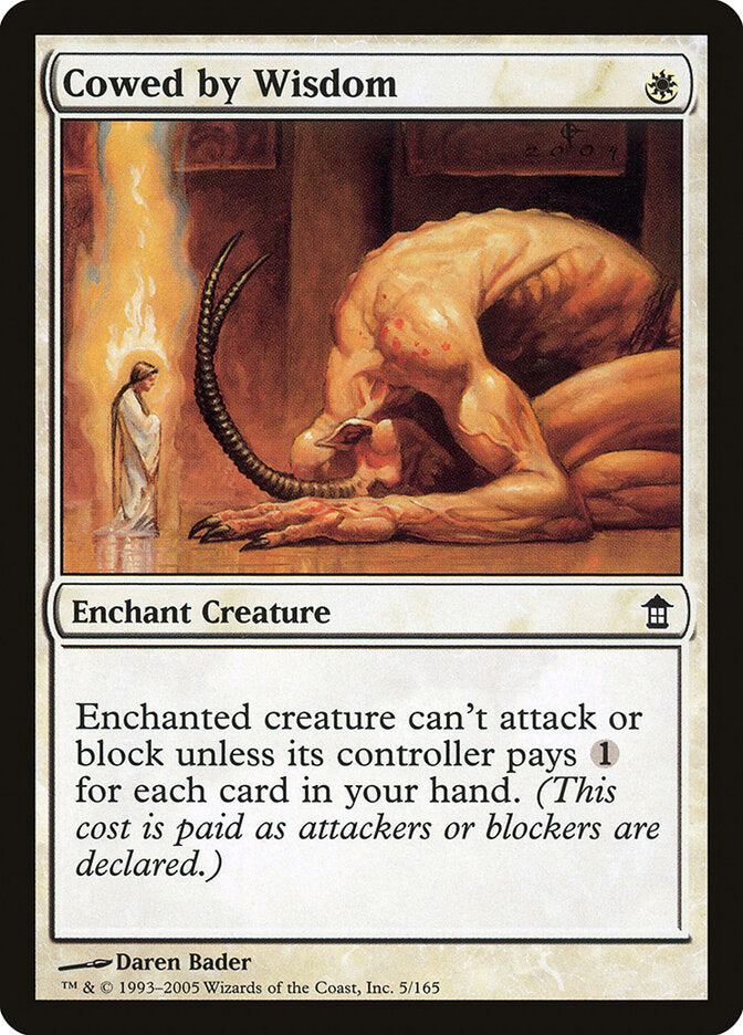 Cowed by Wisdom 5 - Saviors of Kamigawa MTG card