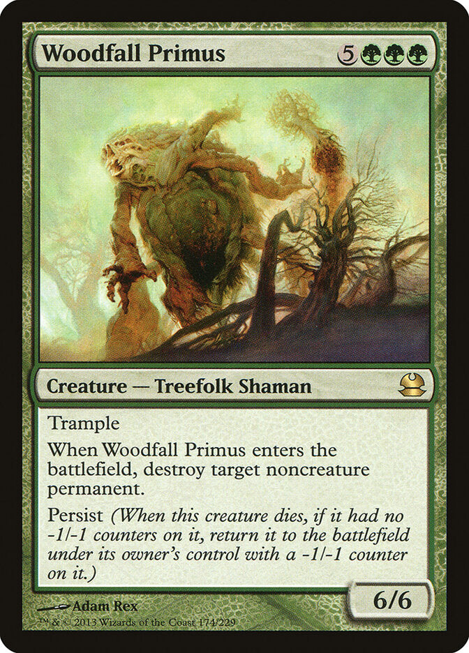 Woodfall Primus 174 - Modern Masters MTG card