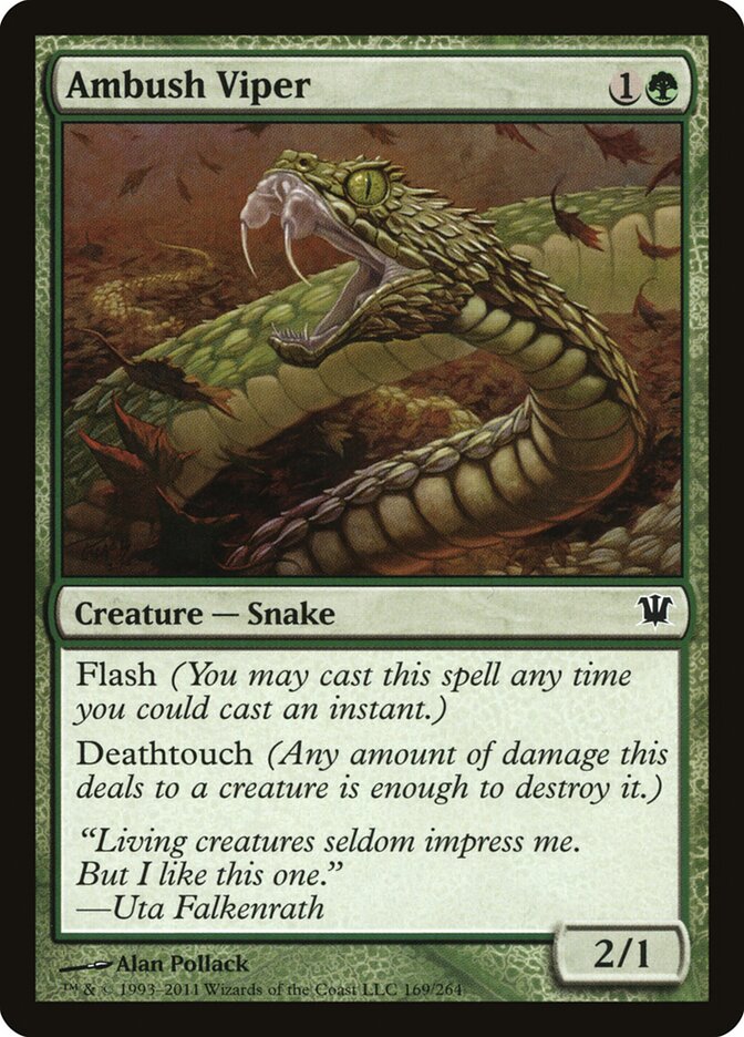 Ambush Viper 169 - Innistrad MTG card