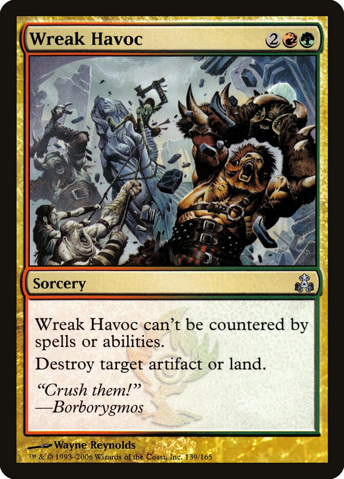 Wreak Havoc 139 - Guildpact MTG card