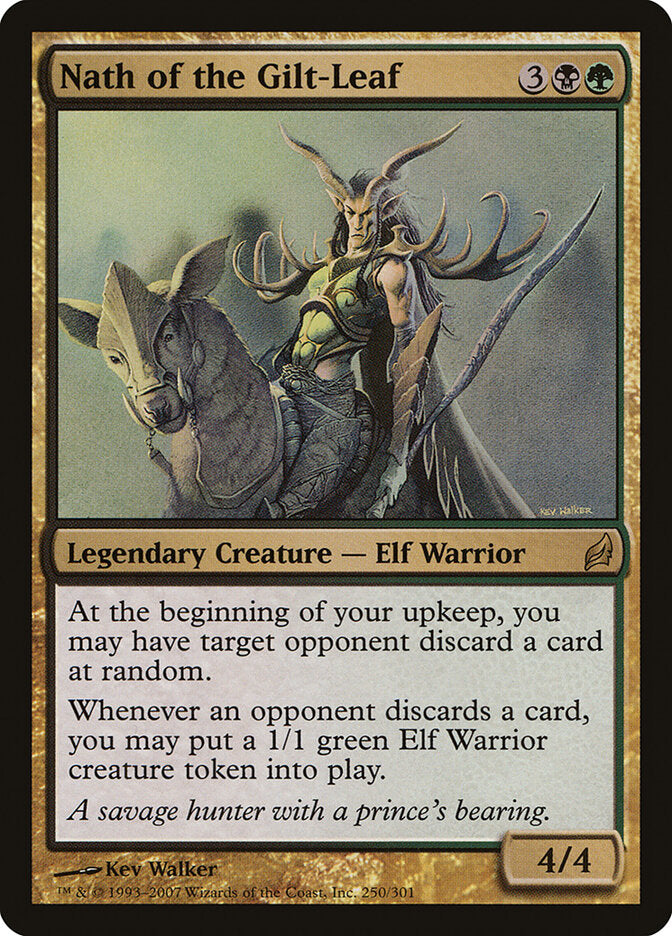 Nath of the Gilt-Leaf 250 - Lorwyn MTG card