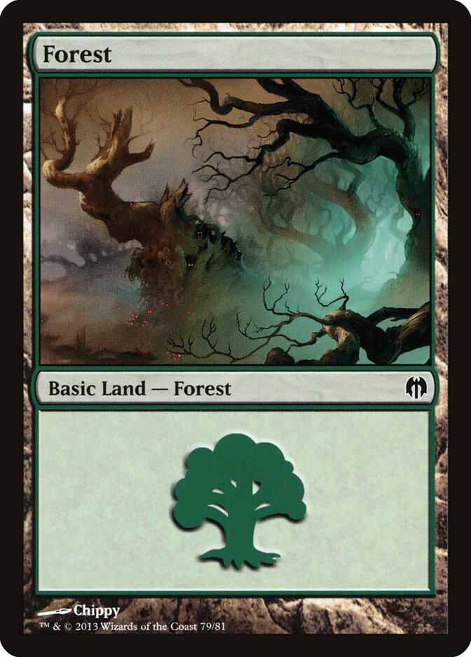 Forest 79 - Duel Decks: Heroes vs. Monsters MTG card