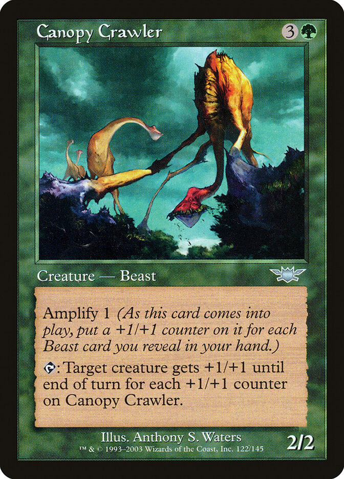 Canopy Crawler 122 - Legions MTG card