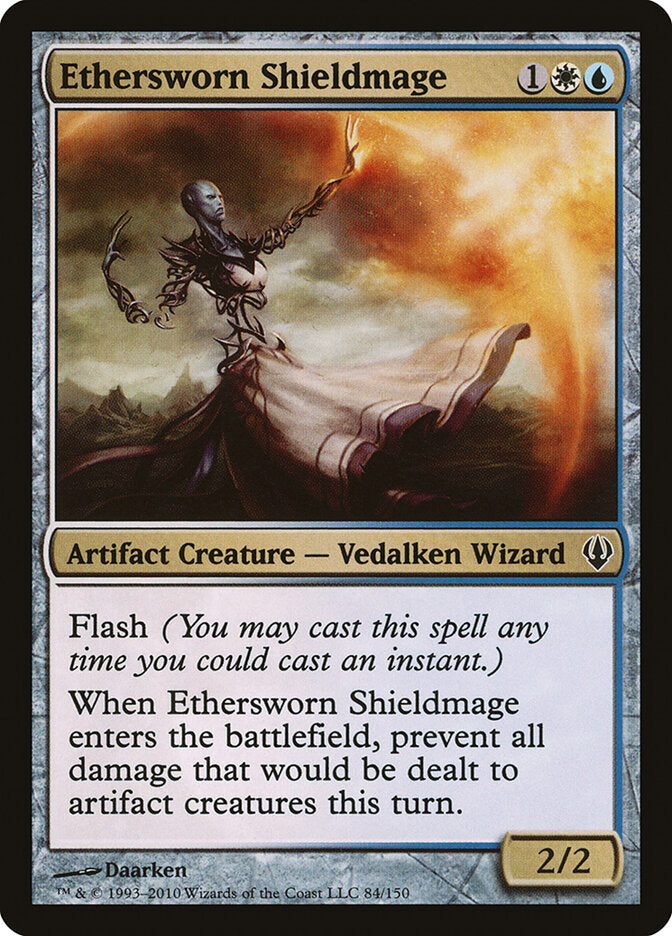 Ethersworn Shieldmage 84 - Archenemy MTG card