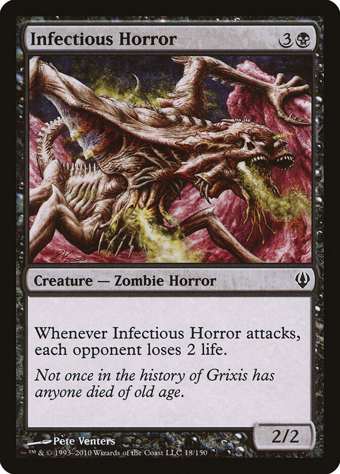 Infectious Horror 18 - Archenemy MTG card