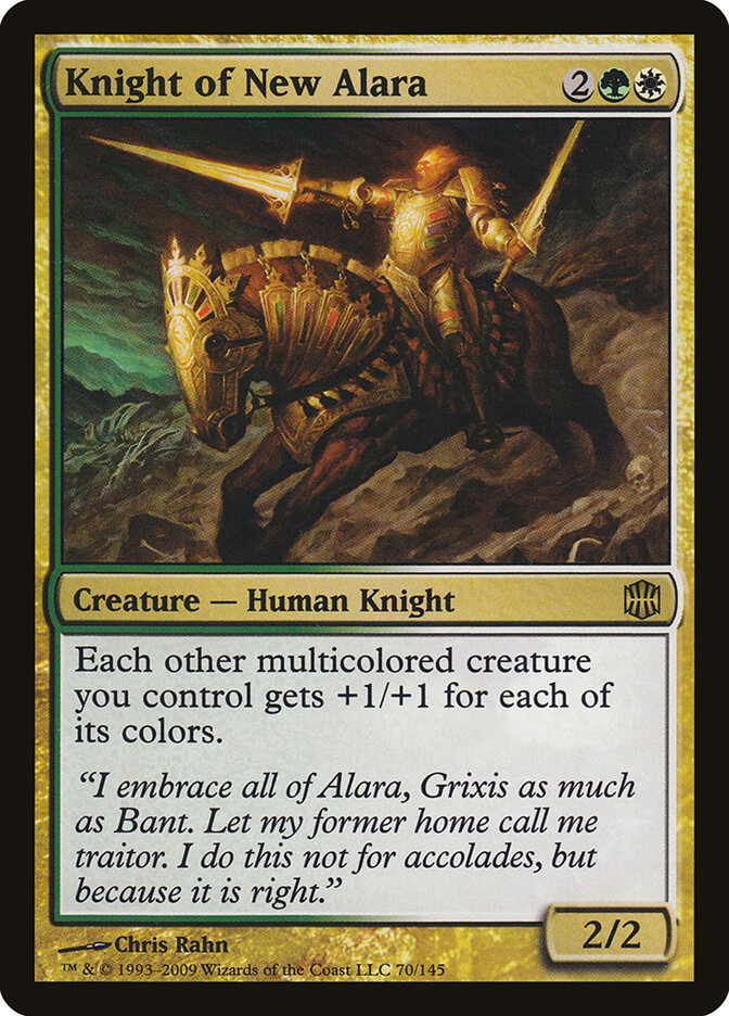 Knight of New Alara 70 - Alara Reborn MTG card