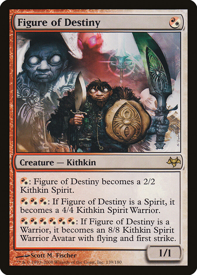 Figure of Destiny 139 - Eventide MTG card