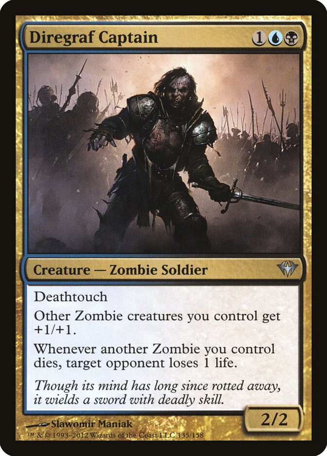 Diregraf Captain 135 - Dark Ascension MTG card