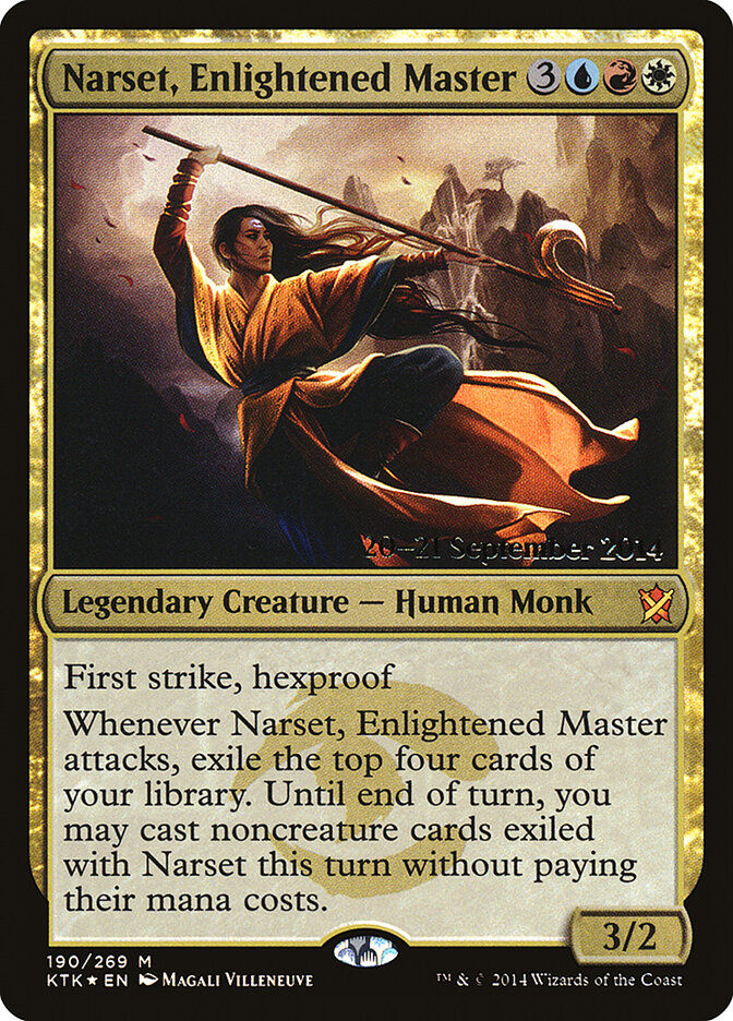 Narset, Enlightened Master 190s - Khans of Tarkir Promos MTG card