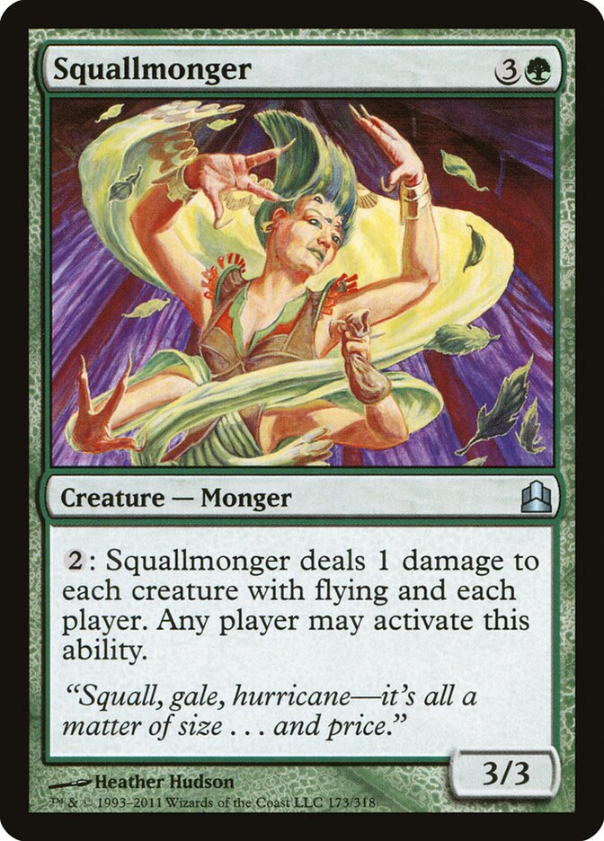 Squallmonger 173 - Commander 2011 MTG card