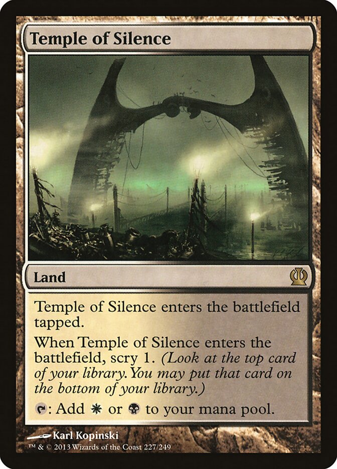 Temple of Silence 227 - Theros MTG card