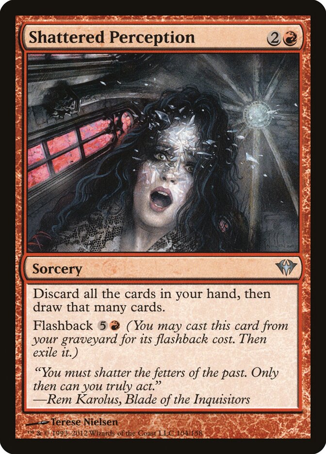 Shattered Perception 104 - Dark Ascension MTG card