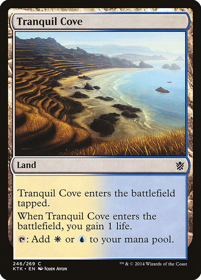 Tranquil Cove 246 - Khans of Tarkir MTG card
