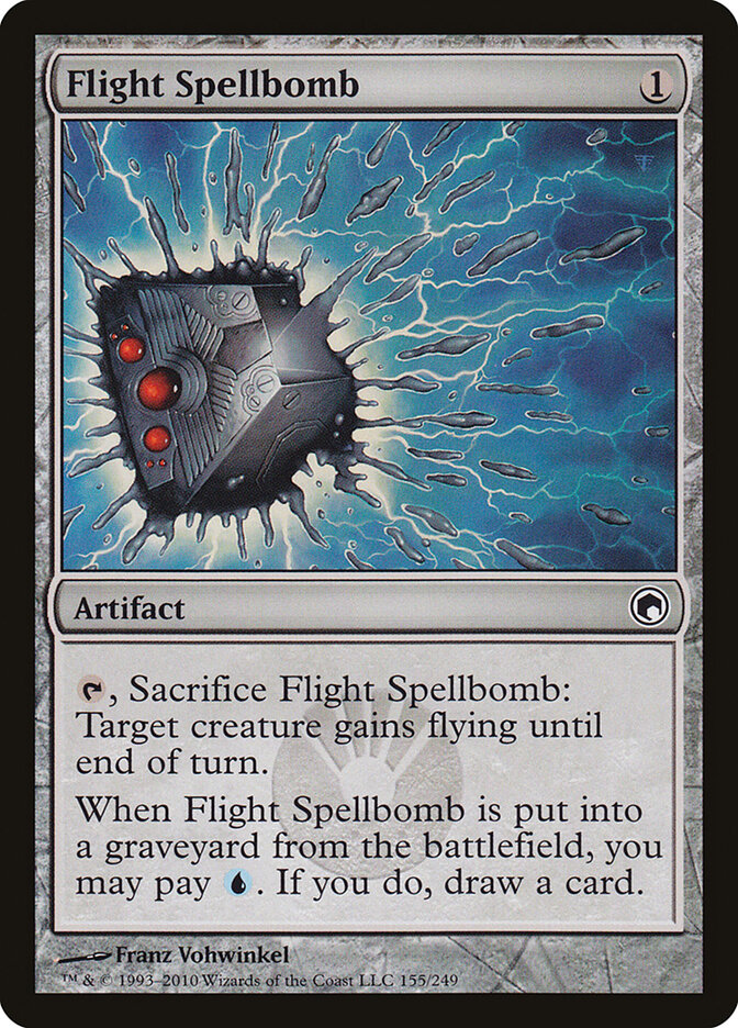 Flight Spellbomb 155 - Scars of Mirrodin MTG card