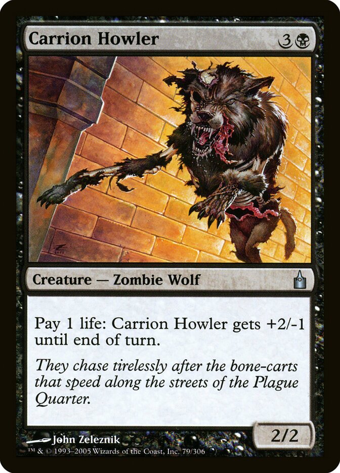Carrion Howler 79 - Ravnica: City of Guilds MTG card