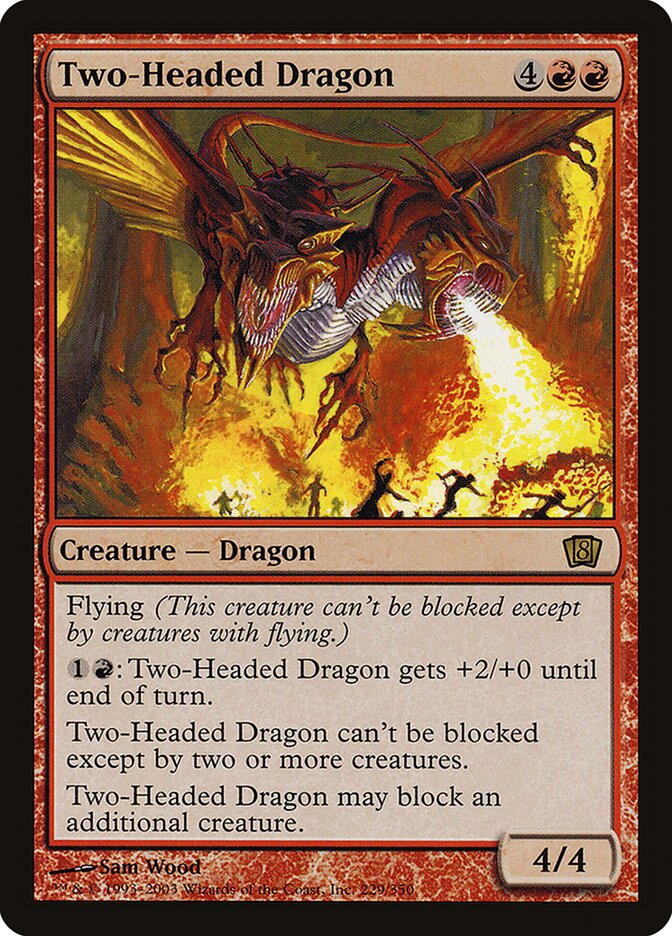 Two-Headed Dragon 229★ - Eighth Edition MTG card
