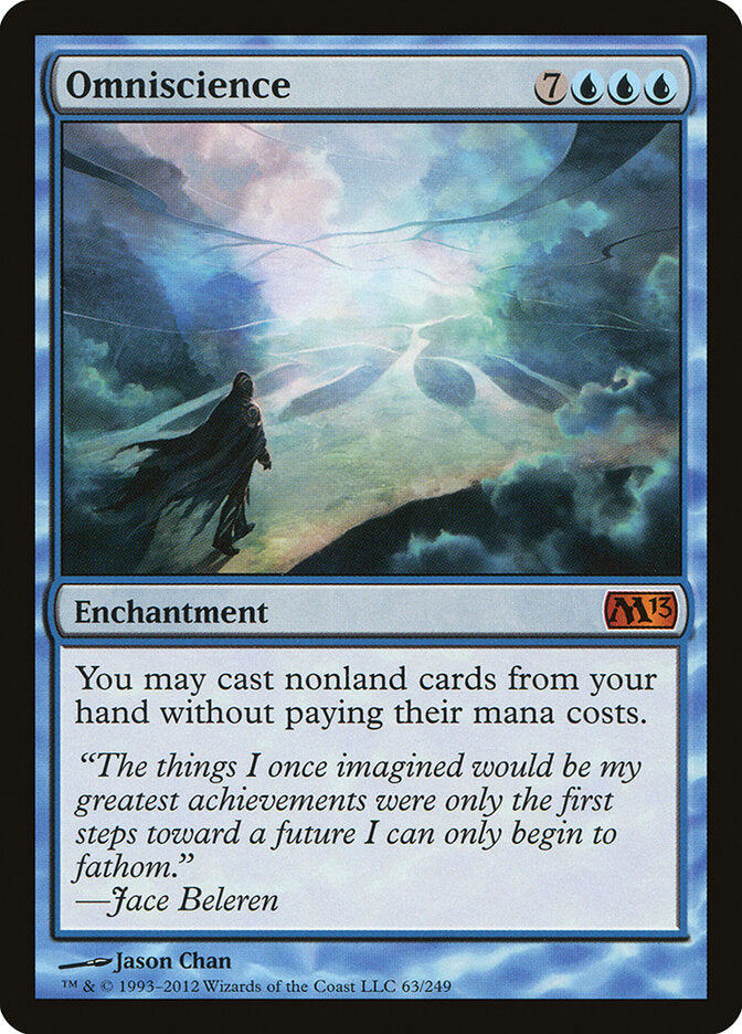 Omniscience 63 - Magic 2013 MTG card