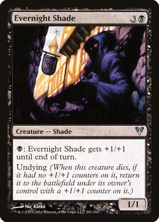 Evernight Shade 101 - Avacyn Restored MTG card