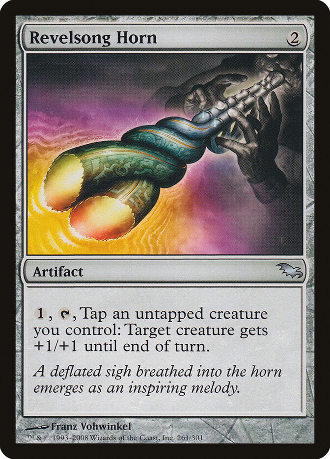 Revelsong Horn 261 - Shadowmoor MTG card