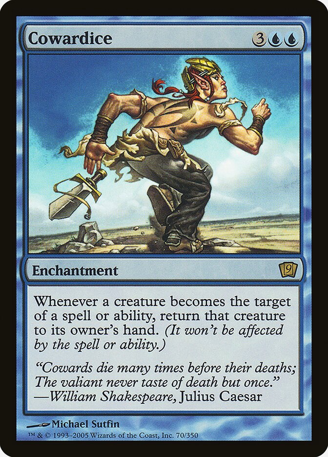 Cowardice 70★ - Ninth Edition MTG card