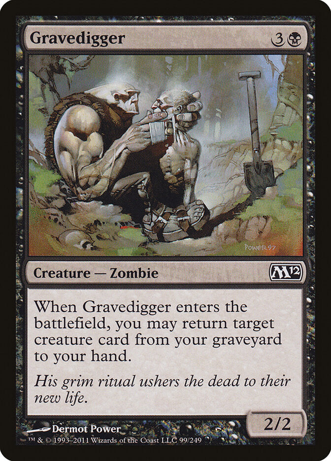 Gravedigger 99 - Magic 2012 MTG card