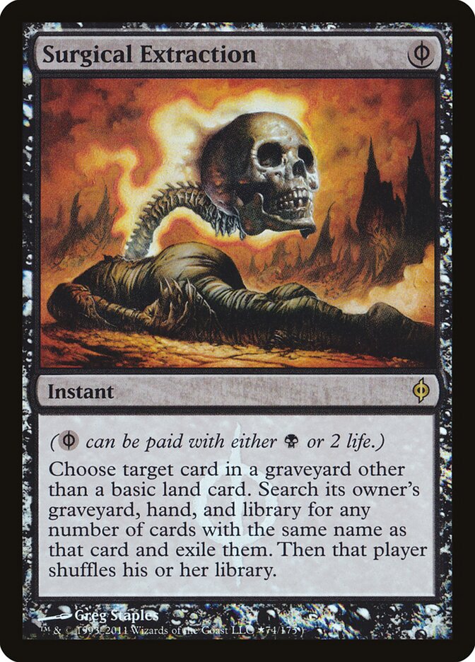 Surgical Extraction 74★ - New Phyrexia Promos MTG card