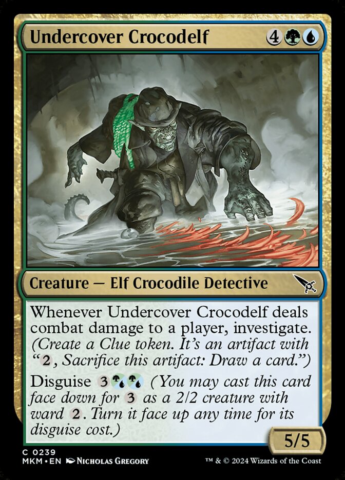Undercover Crocodelf 239† - Murders at Karlov Manor MTG card