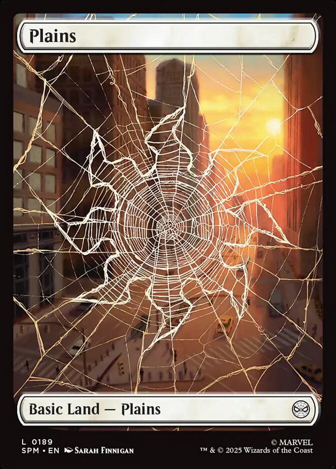 Plains 189 - Marvel's Spider-Man MTG card
