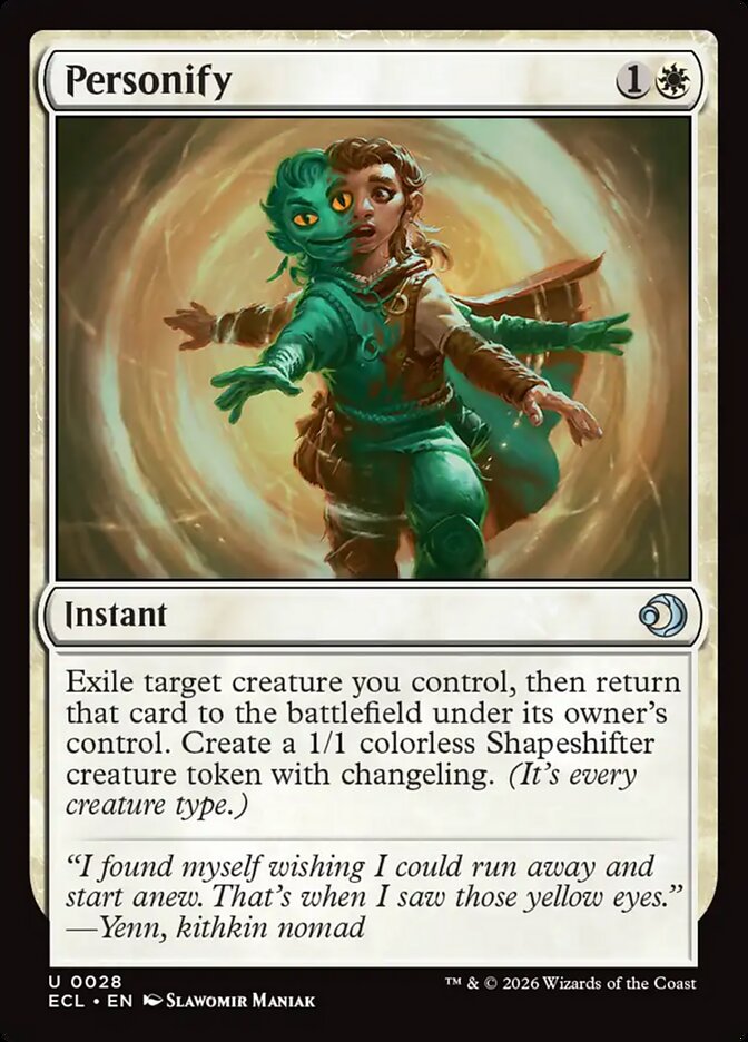 Personify 28 - Lorwyn Eclipsed MTG card