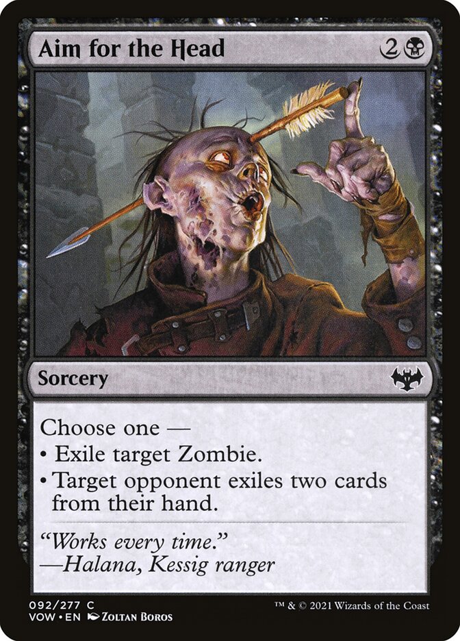 Aim for the Head 92 - Innistrad: Crimson Vow MTG card