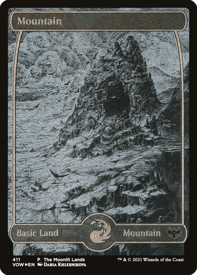 Mountain 411 - Innistrad: Crimson Vow MTG card