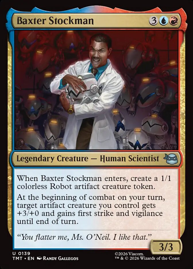 Baxter Stockman 139 - Teenage Mutant Ninja Turtles MTG card