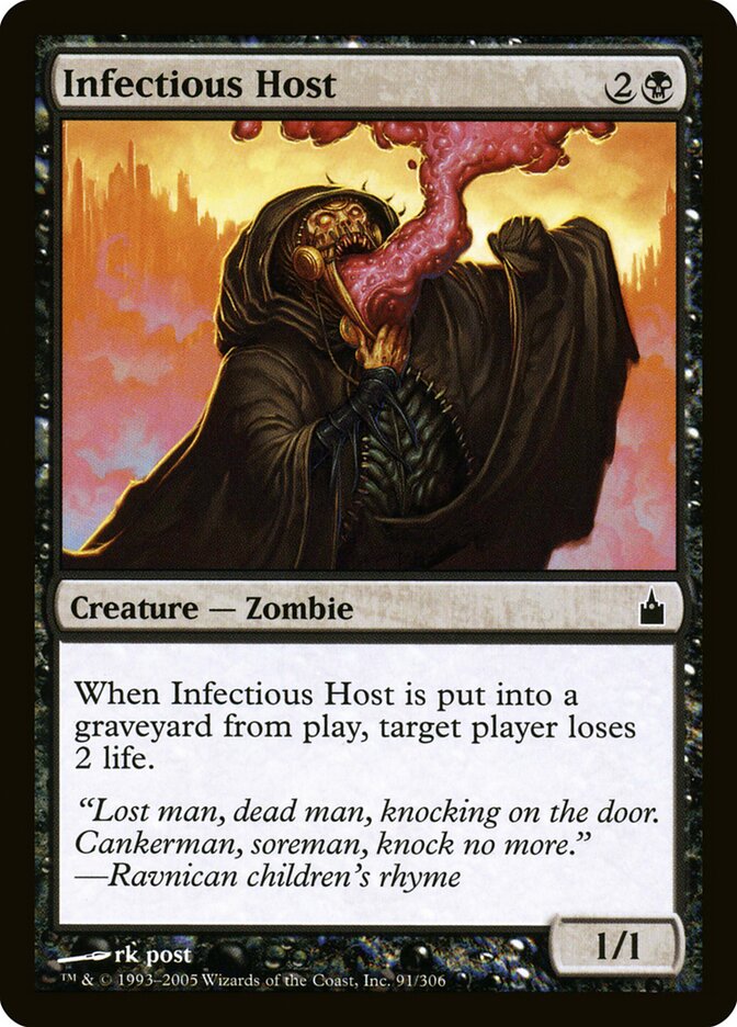 Infectious Host 91 - Ravnica: City of Guilds MTG card