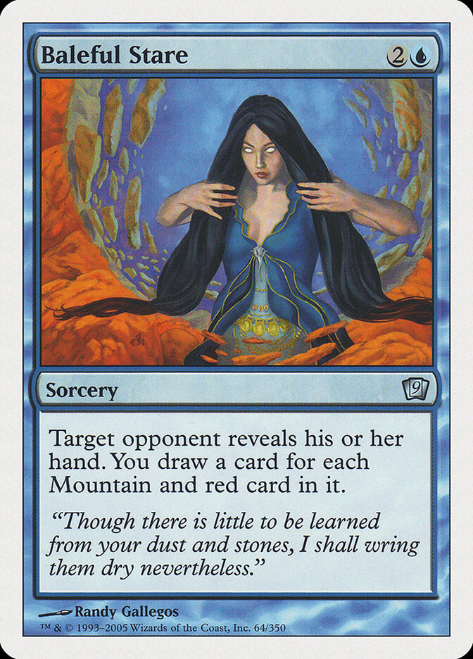 Baleful Stare 64 - Ninth Edition MTG card