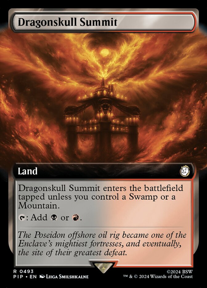 Dragonskull Summit 493 - Fallout MTG card
