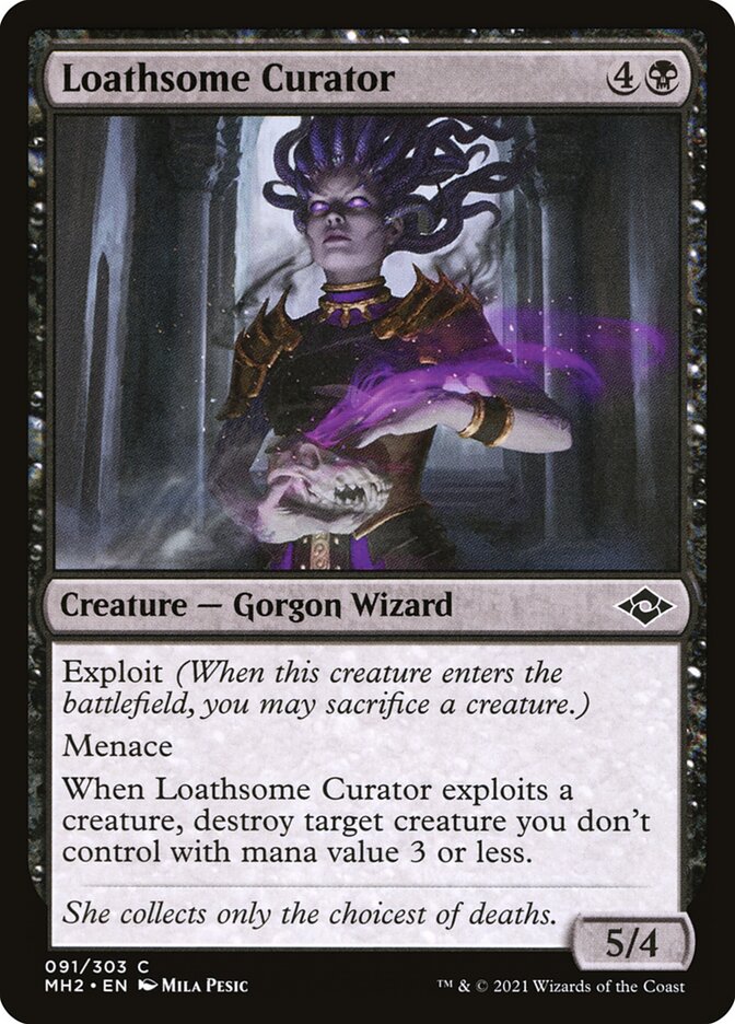 Loathsome Curator 91 - Modern Horizons 2 MTG card