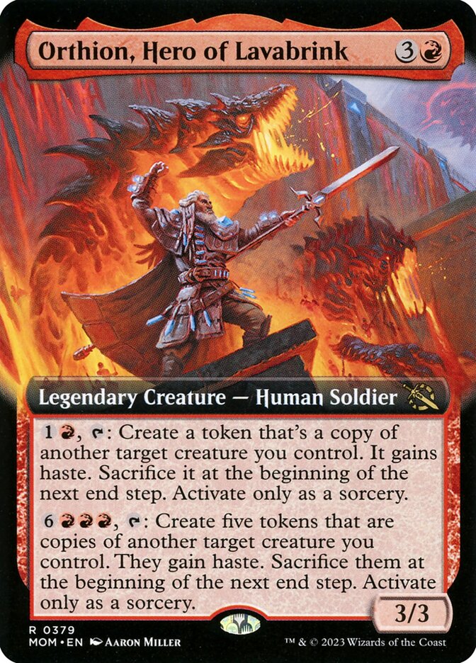 Orthion, Hero of Lavabrink 379 - March of the Machine MTG card
