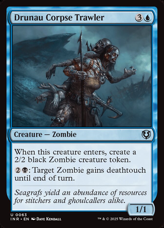 Drunau Corpse Trawler 63 - Innistrad Remastered MTG card