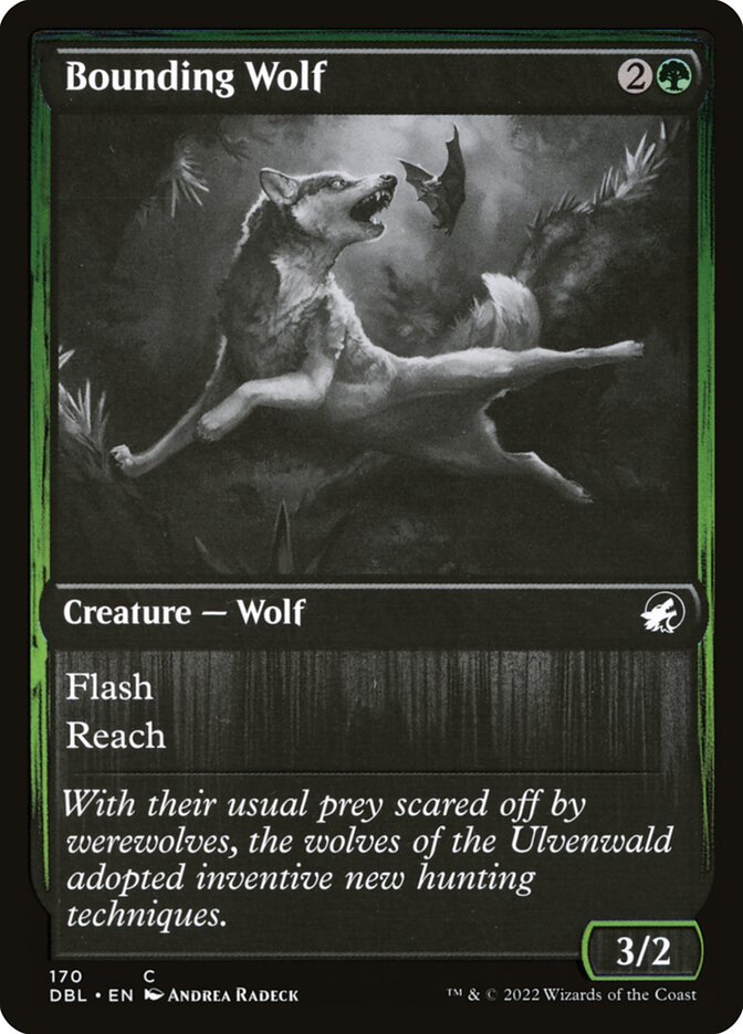 Bounding Wolf 170 - Innistrad: Double Feature MTG card