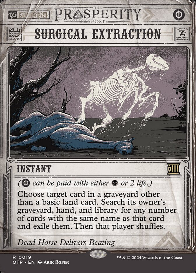 Surgical Extraction 19 - Breaking News MTG card