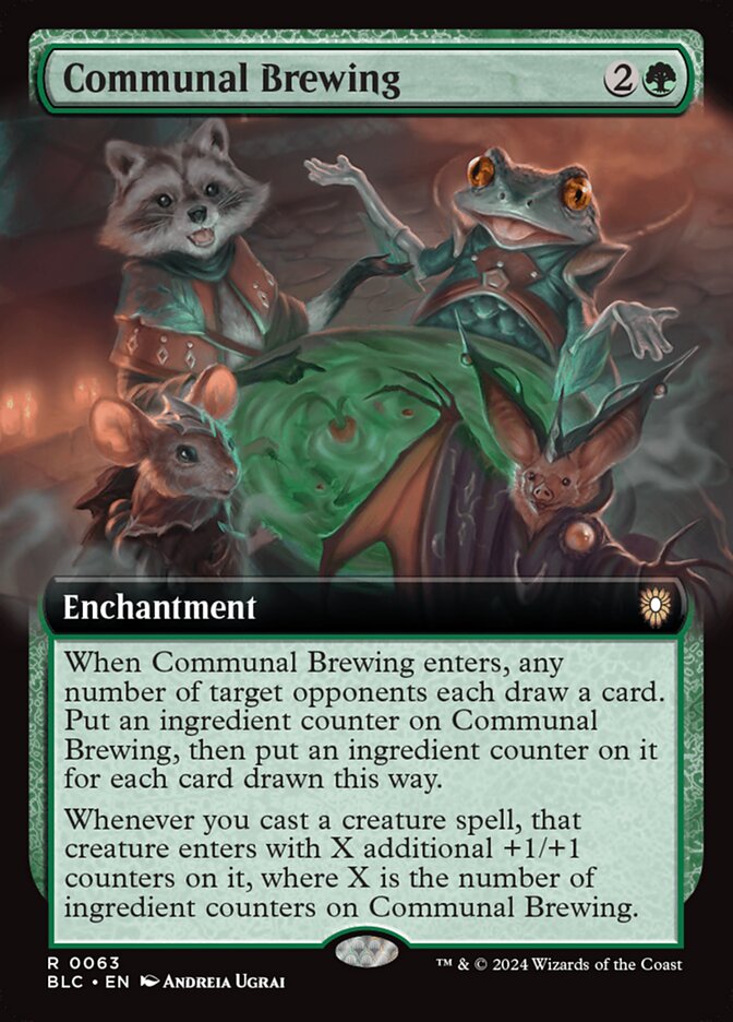 Communal Brewing 63 - Bloomburrow Commander MTG card