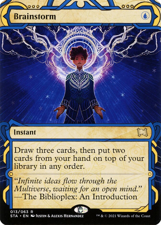 Brainstorm 13 - Strixhaven Mystical Archive MTG card