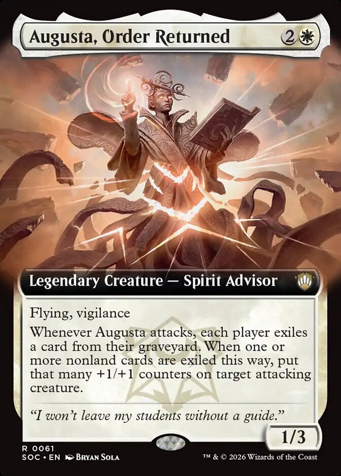 Augusta, Order Returned 61 - Secrets of Strixhaven Commander MTG card