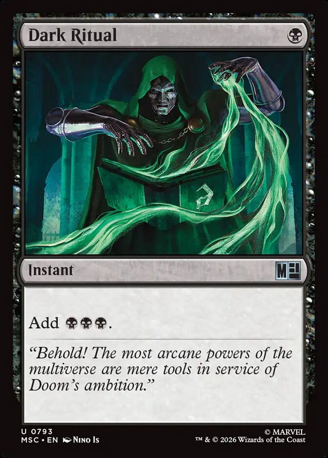 Dark Ritual 793 - Marvel Super Heroes Commander MTG card